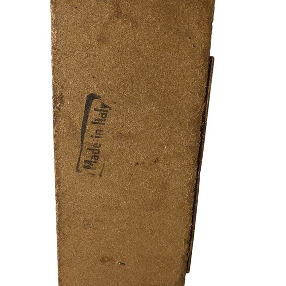 Vintage Italian Nativity Presepio Painted Figurines Rustic Wooden Stable Vtg - Picture 6 of 10